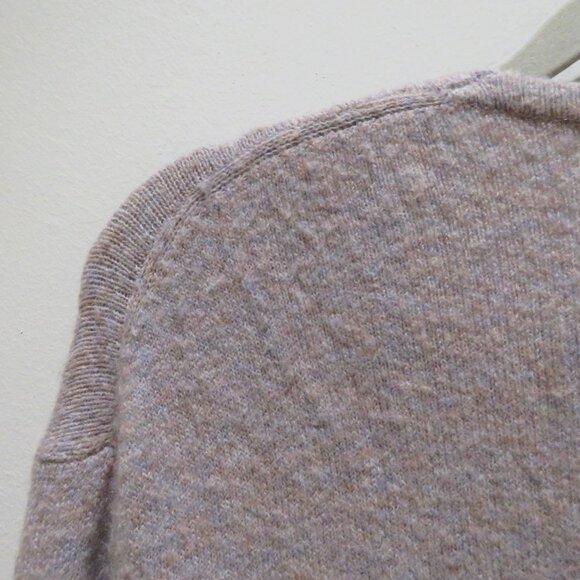 MADEWELL Cozy Walker Open Front Cardigan in Heather Root Comfy Minimal - Size L - Picture 11 of 13